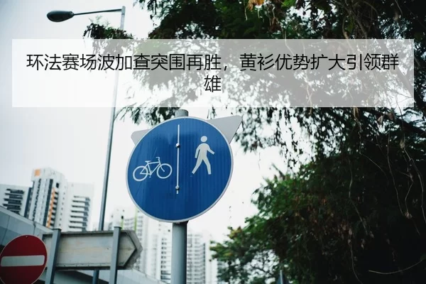 环法赛场波加查突围再胜，黄衫优势扩大引领群雄